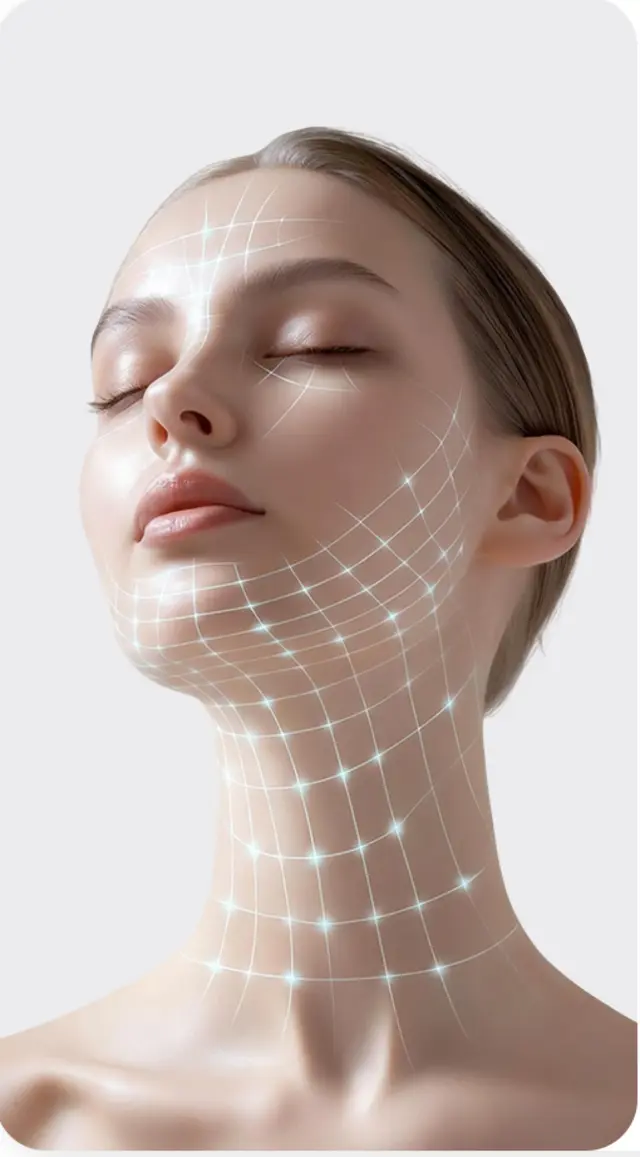 Neck Wrinkle Correction treatment illustration from the client price list