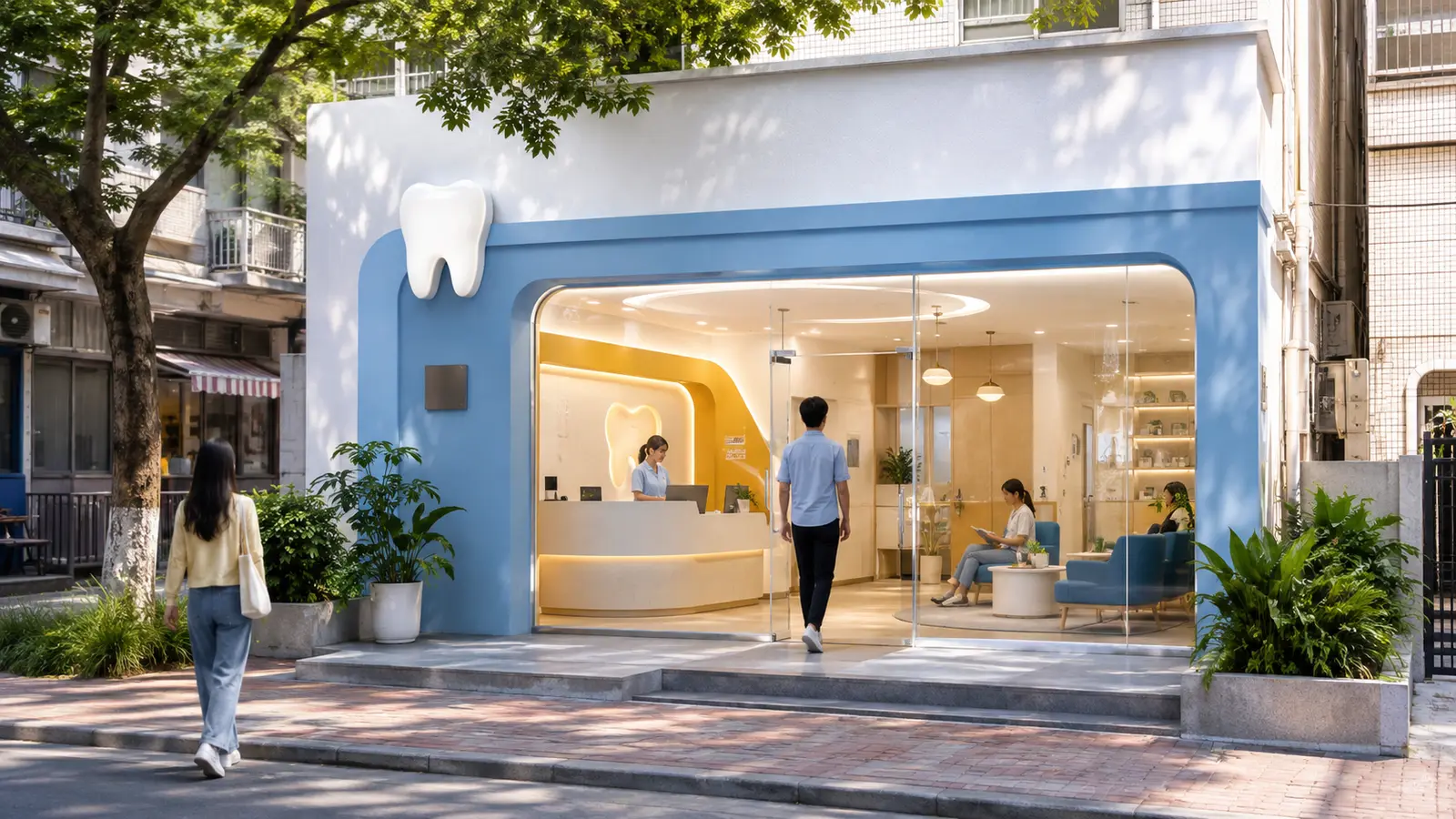 Dental Smile Guangzhou editorial illustration