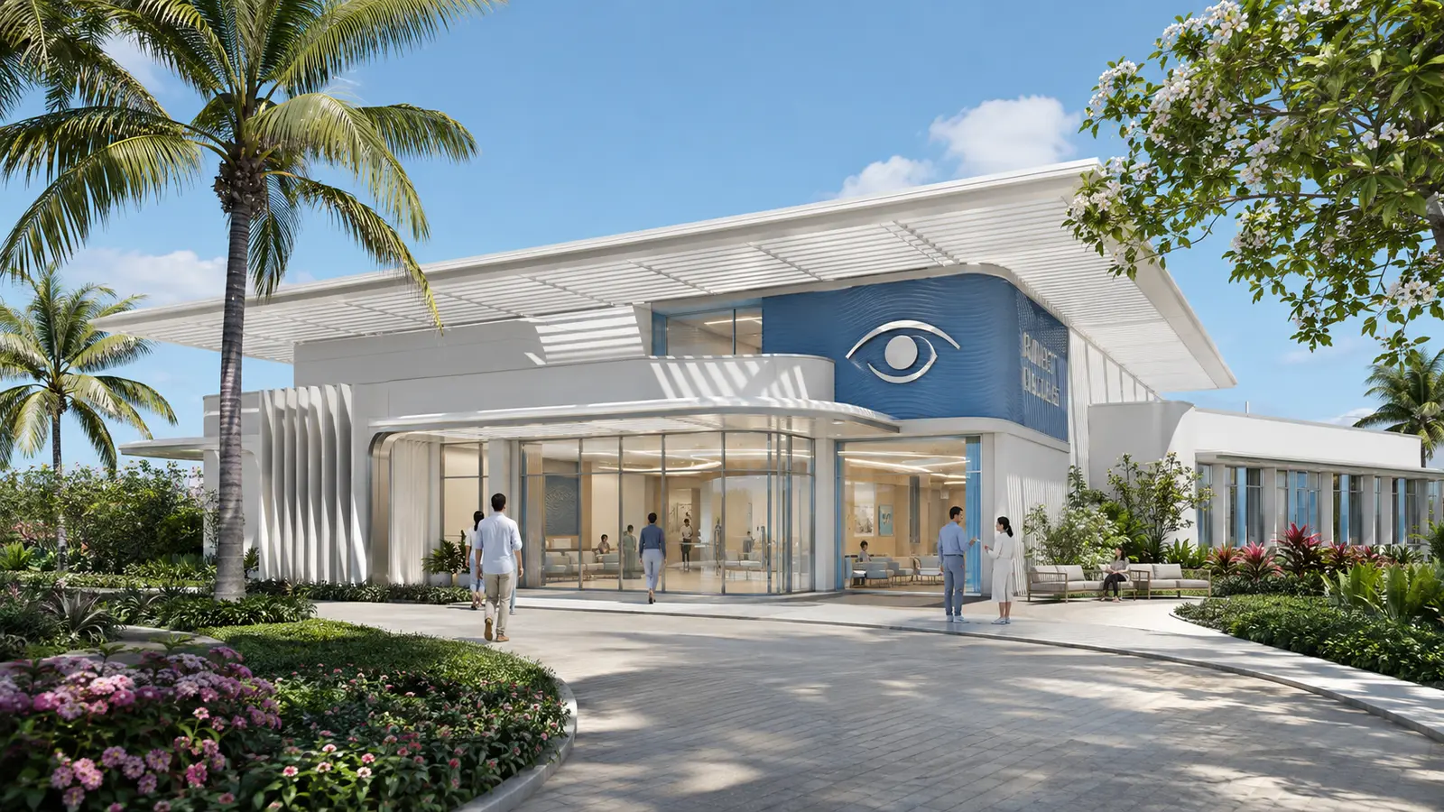 Boao Lecheng International Eye Hospital editorial illustration